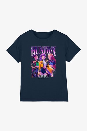 NETFLIX, KPOP DEMON HUNTERS HUNTRIX BOOTLEG - Print T-shirt - dark blue