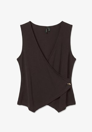 Vero Moda, TOP VMSMILLA TOP - Débardeur - chocolate torte