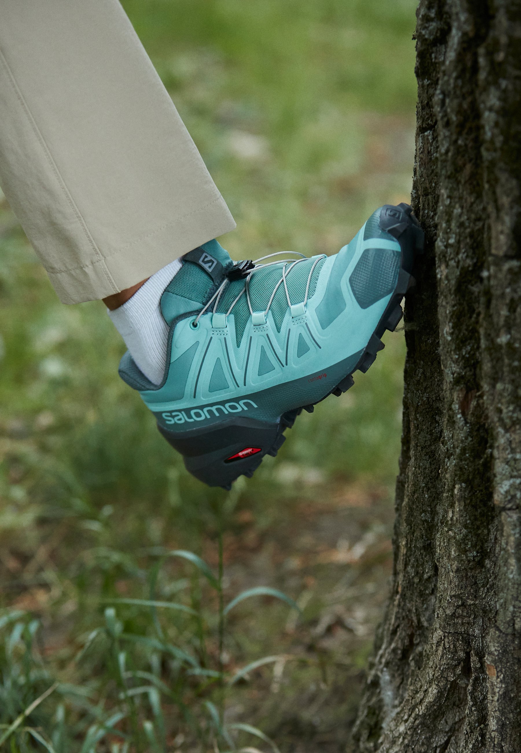 Salomon SPEEDCROSS 5 - Trail hardloopschoenen - trellis/stormy  weather/phantom/grijs - Zalando.nl
