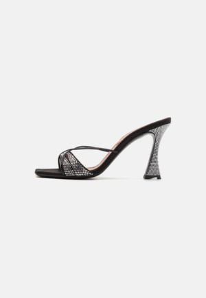 DACCORI LUST MULE CRYSTAL EMBELLISHED  - Heeled mules - noir