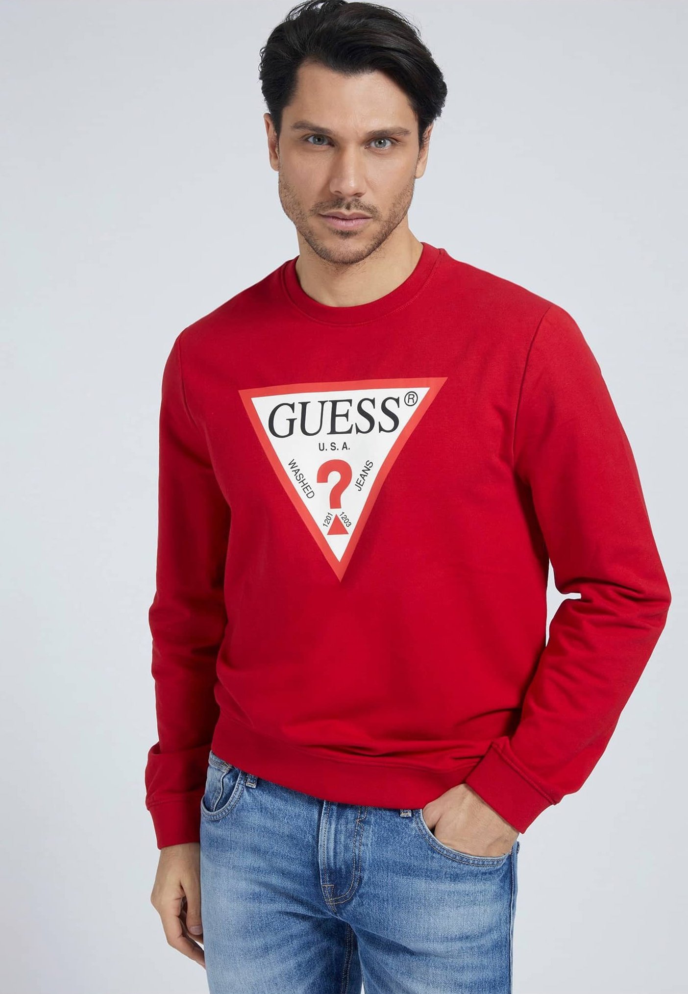 Guess FELPA - Sudadera - rosso/rojo - Zalando.es