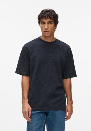 BOUCLE RELAXED - Navadna majica - peacoat