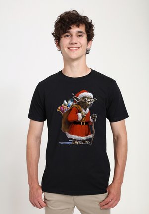 Star Wars STAR WARS: CLASSIC SANTA YODA - T-shirt z nadrukiem