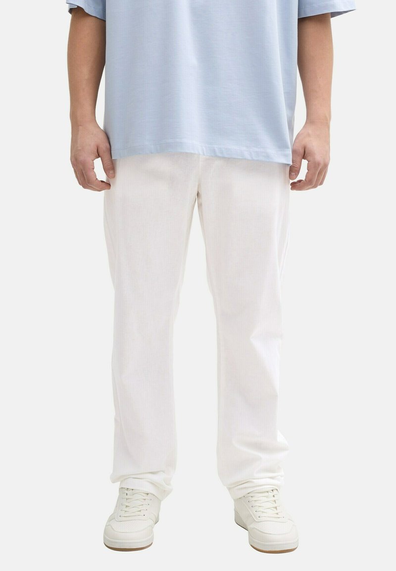 TOM TAILOR DENIM - Kelnės - white, Padidinti