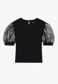 Trükipildiga T-särk - black