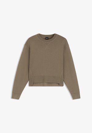 BOSS, Strickpullover - brown melange