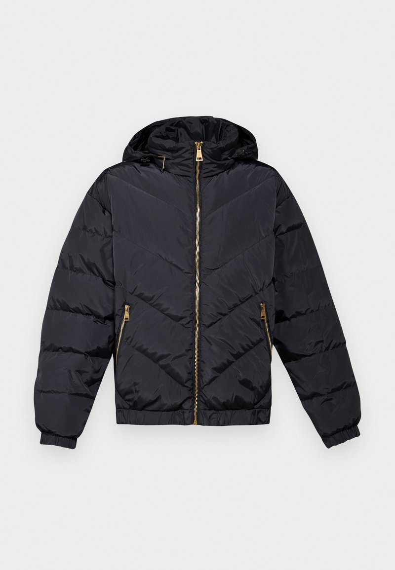 Versace Jeans Couture Gewatteerde jas zwart Versace Jeans Couture Gewatteerde jas zwart
