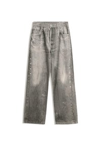 BAGGY PRINTED - Loose Jeans - black