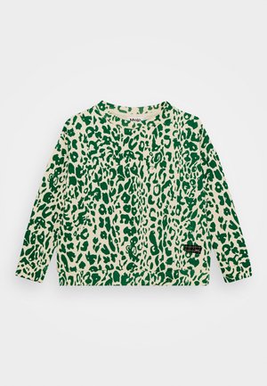 MIKA - Mikina - green leopard