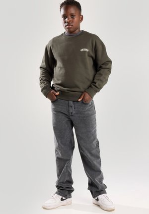 Sweatshirt - grey army