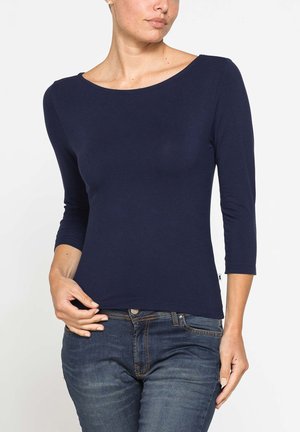 Carrera Jeans, STRETCH TEE 3/4 SLEEVE - Maglietta a manica lunga - iris blue