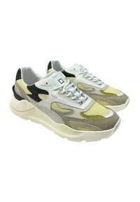 D.A.T.E. FUGA JAQUARD - Baskets basses - giallo