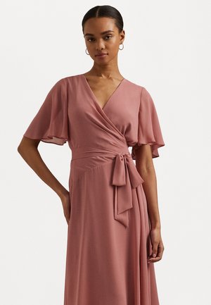 Lauren Ralph Lauren BELTED GEORGETTE DRESS - Robe de soirée - rose blush