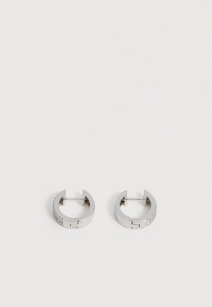 Djula, ECLAT HOOPS - Korvakorut - white gold-colored
