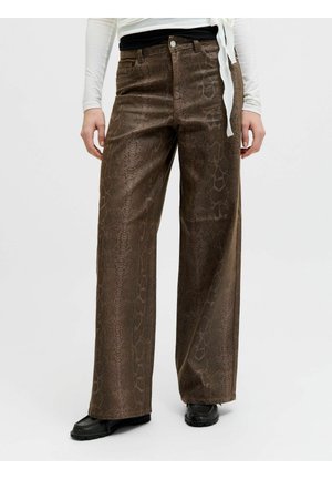 MIT WEITEM BEIN JXZOE - Hlače - bracken