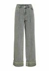 Wide fit Mid-waist - Coupe large - light blue denim