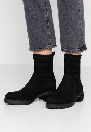 Bottines à plateau - black