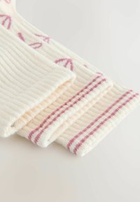 Next CUSHION 3 PACK WITH ARCH SUPPORT - Sokken - cream bows