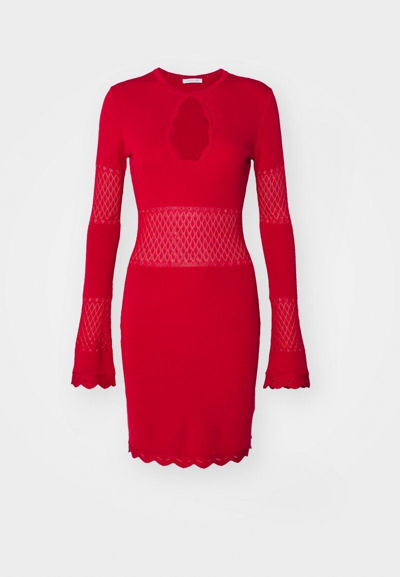PATRIZIA PEPE Gebreide jurk rood