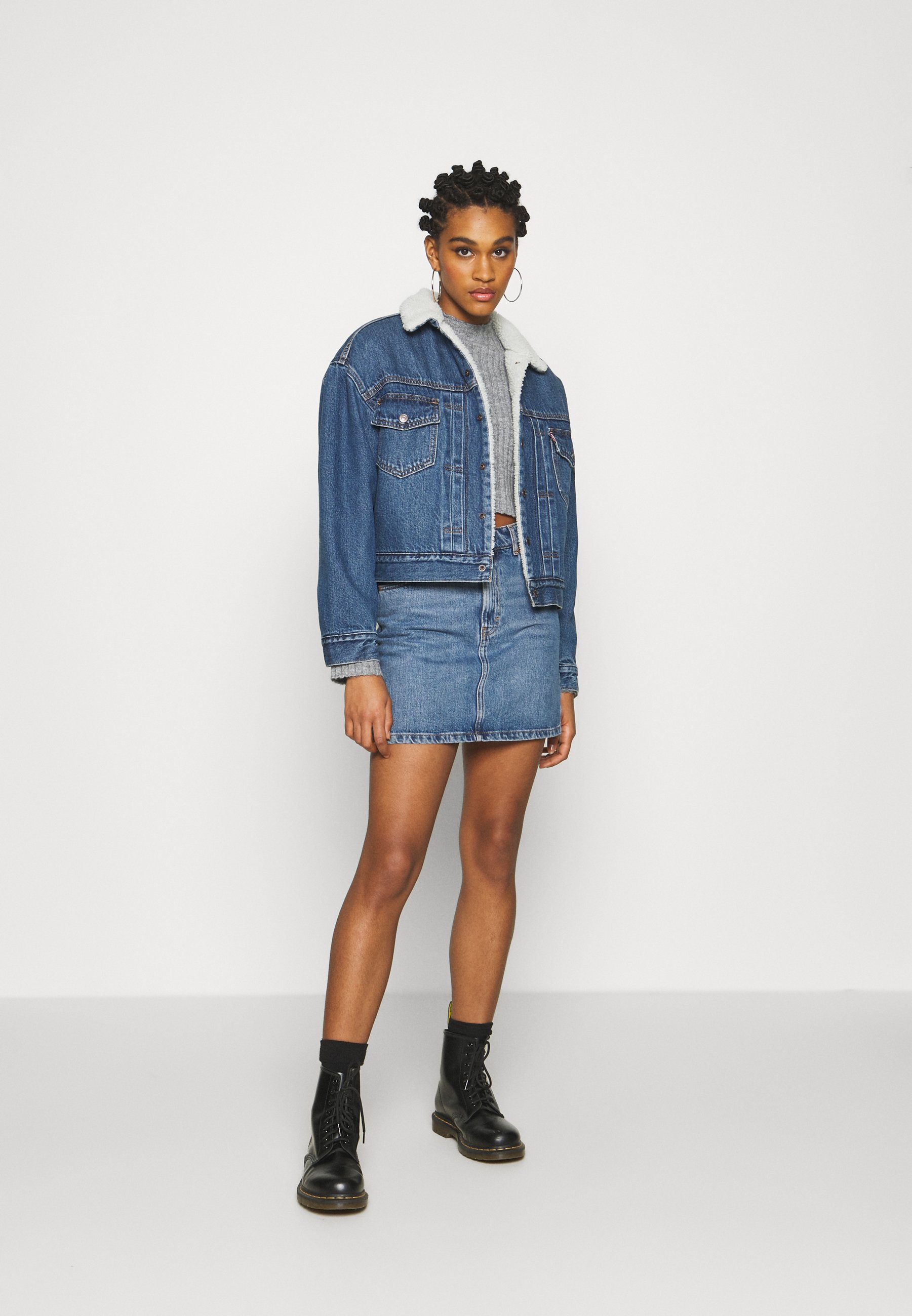 Levi's® NEW HERITAGE - Giacca di jeans - hot head/blu denim - Zalando.it
