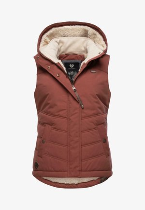 Ragwear HESTY - Waistcoat - terracotta