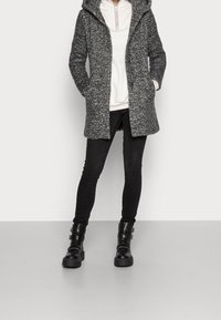 ONLY Mantel - mottled dark grey