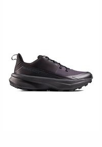 Scarpe da trekking nere con tomaia sintetica testurizzata, punta rinforzata e suola robusta per una buona aderenza. Design leggero e slanciato.