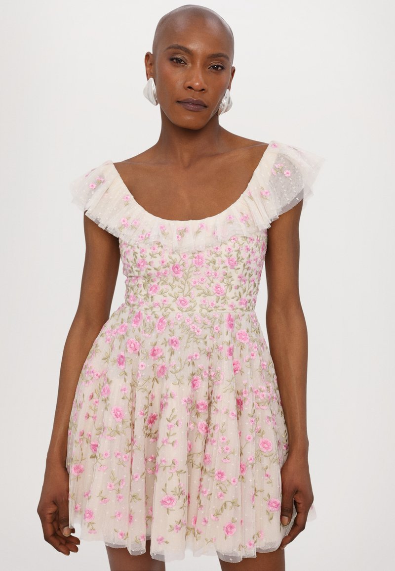 sachin and babi light blue dress White Embroidered Mini Dress main image 0