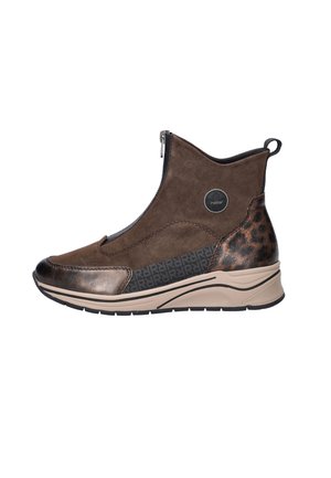 Rieker, RIEKER DAMES SNEAKER - Enkelkaarsjes - bruin