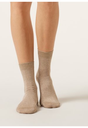 Calzedonia GLITTER - Socks - beige