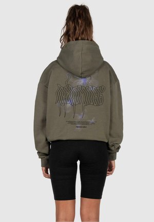 OVERSIZED - Hoodie - olive