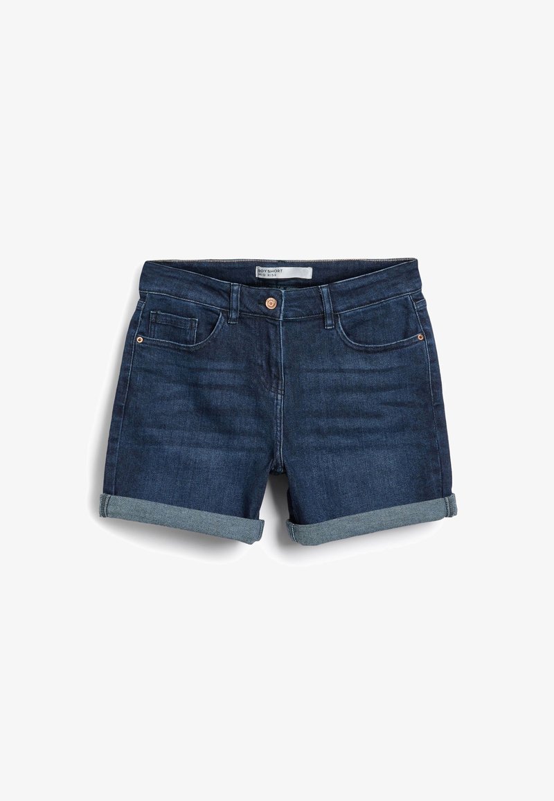 Next Short en jean mottled dark blue/bleu foncé chiné (Seconde
