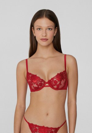 Tezenis Reggiseno a balconcino - red