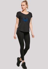 F4NT4STIC LONG CUT STAR WARS RISE OF SKYWALKER REBELLEN LOGO WAVE - Marškinėliai su spaudiniu - black