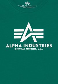 Alpha Industries BASIC KIDS TEENS UNISEX - Camiseta estampada - jungle green