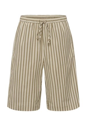 Soaked in Luxury, BLANCA - Rövidnadrágok - dusky green stripe