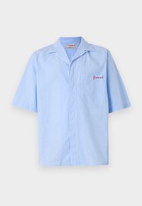 STRIPED LOGO BOWLING SHIRT - Shirt - light blue