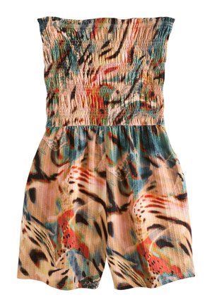 BANDEAU SHIRRED REGULAR FIT - Kezeslábas - teal blue