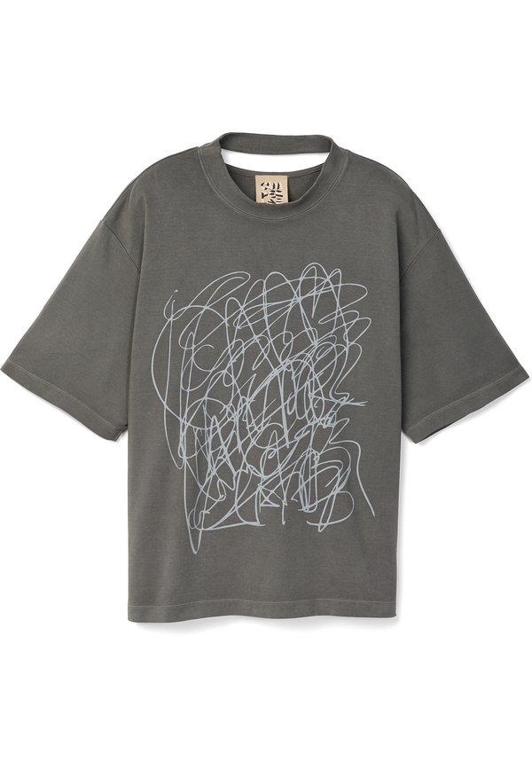 Print T-shirt - grau4