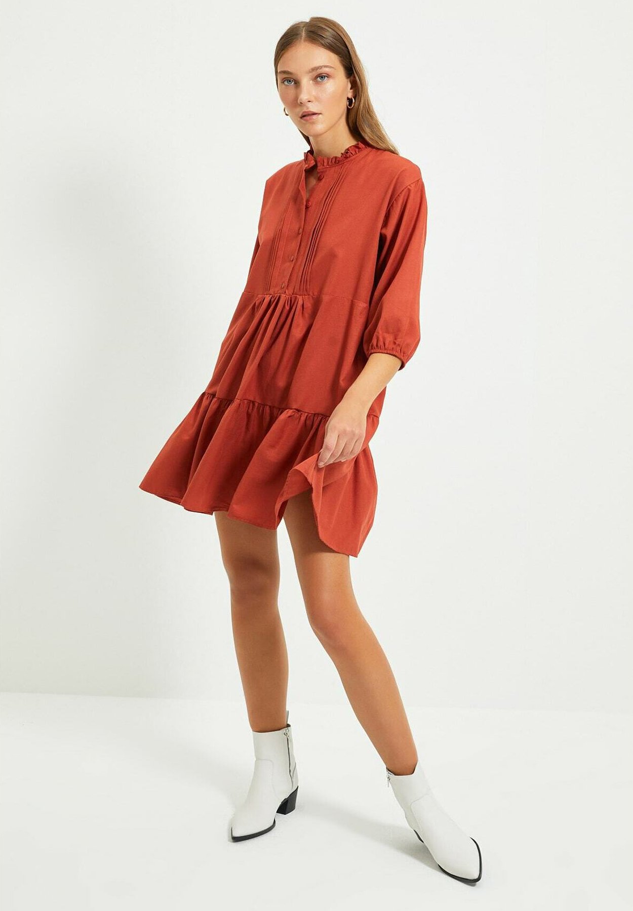 Trendyol Shirt dress - orange - Zalando.ie