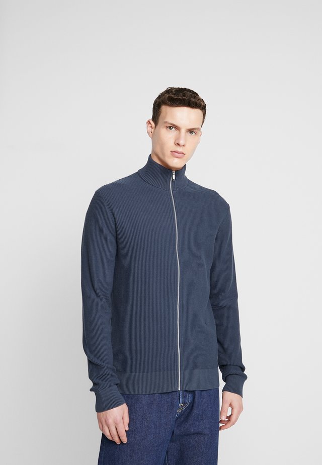 STRUCTURE ZIP - Gilet - mid blue