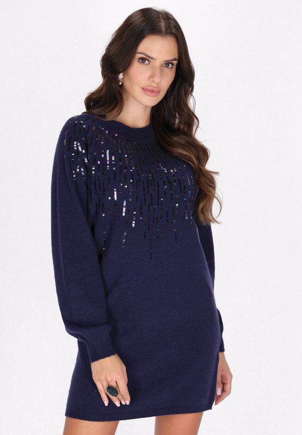 Strickkleid - marine