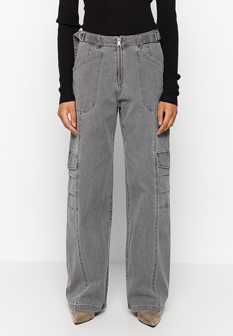 Holzweiler Flared Jeans grijs