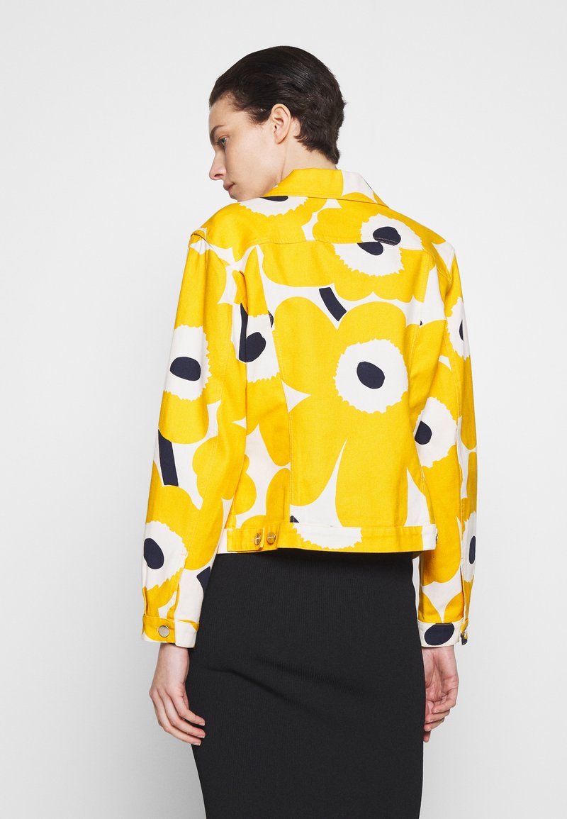 Marimekko Sarpio Unikko Light Jacket Yellow Dark Blue Yellow Zalando De