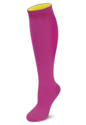 Normani KNEE HIGH SOCKS BI-COLOR - Kniestrümpfe - magenta/gelb