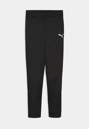 TEAMRISE POLY TRAINING UNISEX - Tracksuit bottoms - black/white