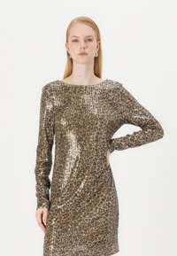 Vero Moda VMHANYA SHORT DRESS - Robe de soirée - silver coloured