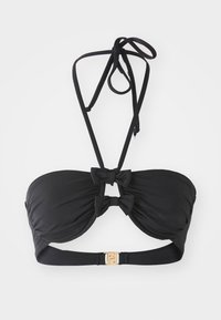 BEAU RUCHED UNDERWIRE BRA - Bikini top - black