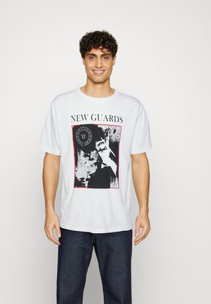 PRAVHA CREW - T-shirt print - optic white