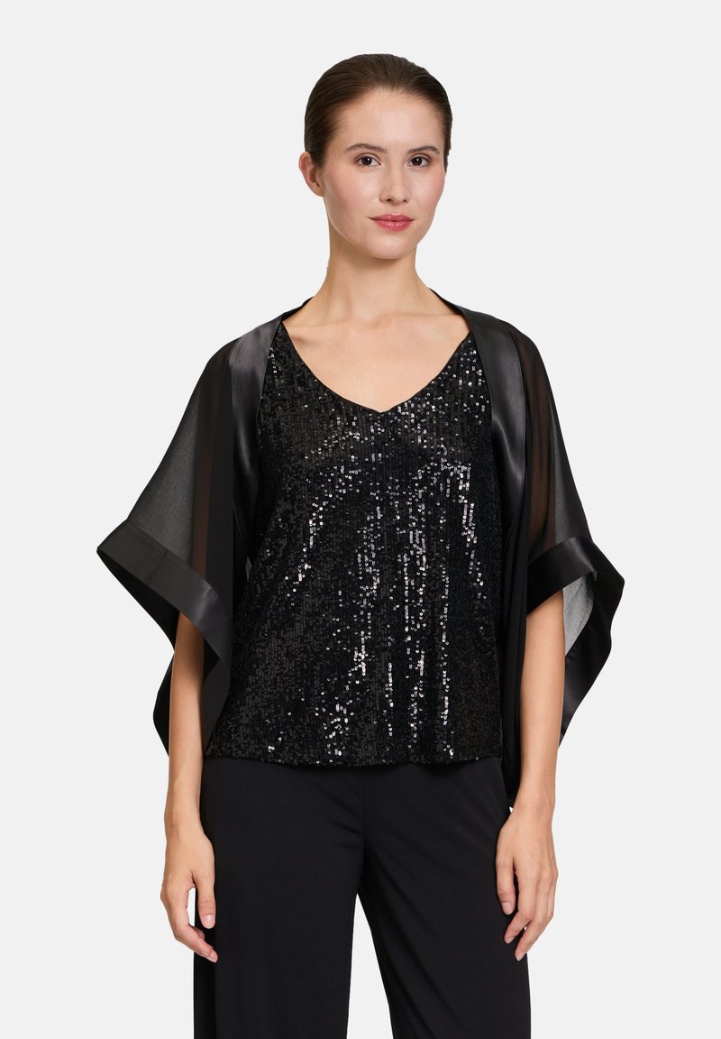 Vera Mont STOLA MIT 3/4 ARM - Kapper - schwarz